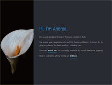Tablet Screenshot of andreaballerino.com